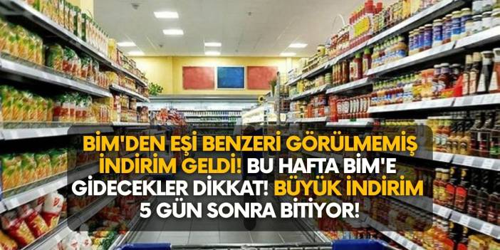 Bim'den bakliyat, kuruyemiş, kahve, salça alacaklar dikkat! 27 üründe fiyat dibe çekildi, haberi duyan BİM'e koşuyor!