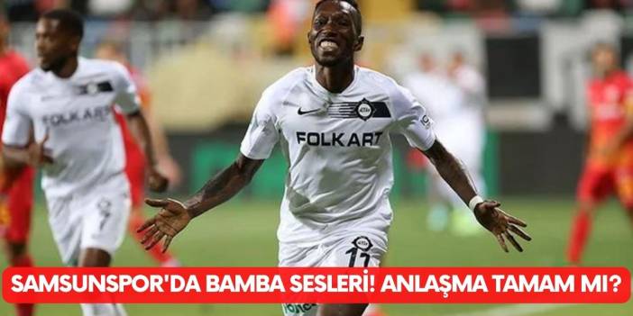 Altay'ın golcü ismi Bamba adım adım Samsunspor'a!