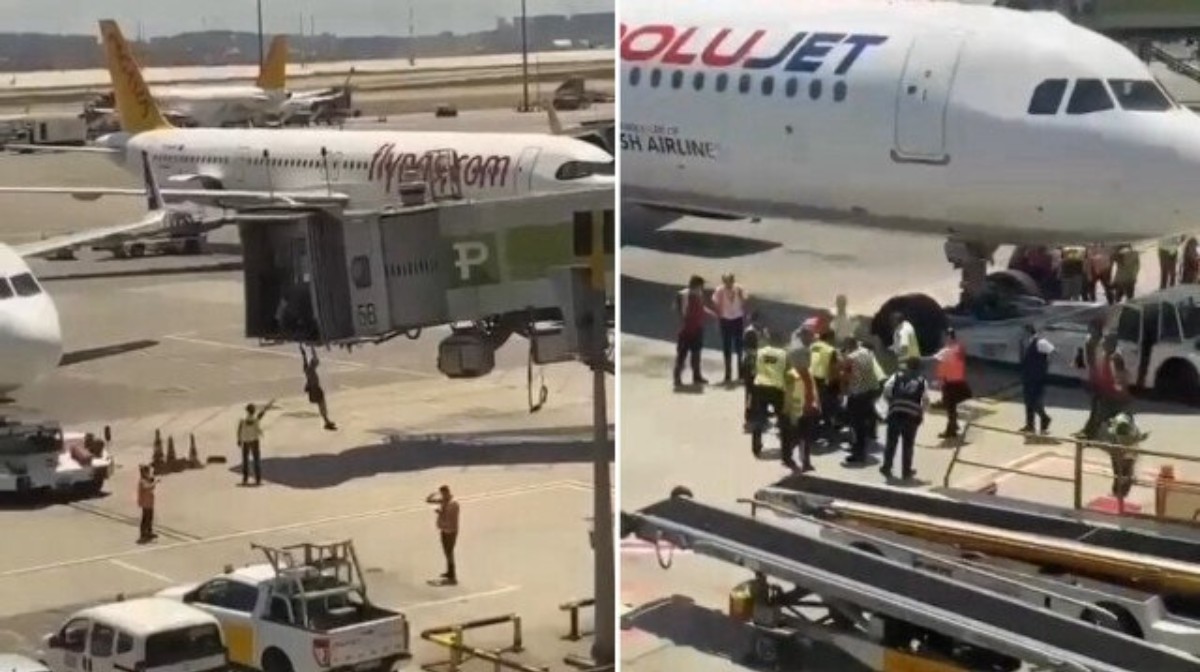 Sabiha Gökçen Havalimanı'nda 2 yolcu izinsiz çıktıkları apronda yakalandı